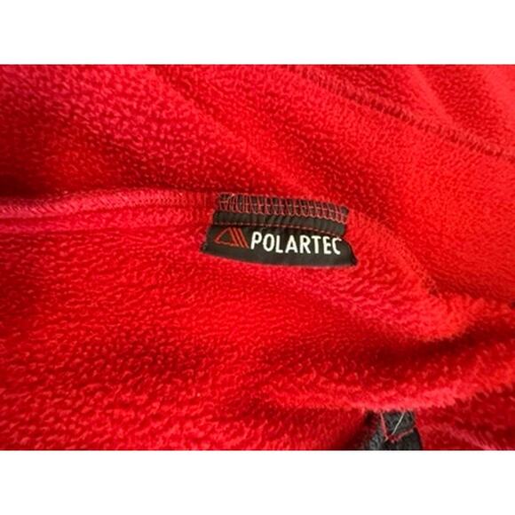 "L.L. BEAN" Women's 2 Layer Polartec Navy & Red Fleece Coat SZ M 3 Season Coat - Picture 14 of 16